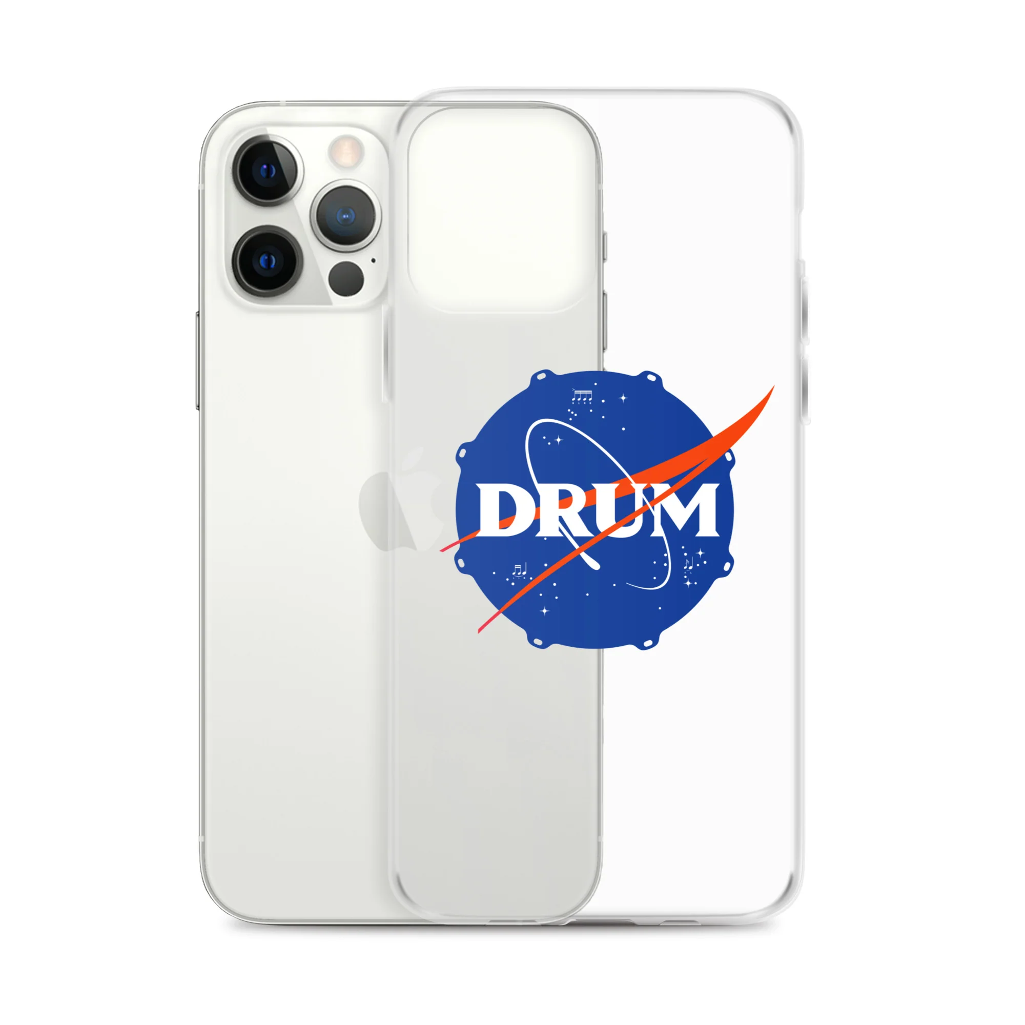 First Drum in Space iPhone® Clear Case - Image 10