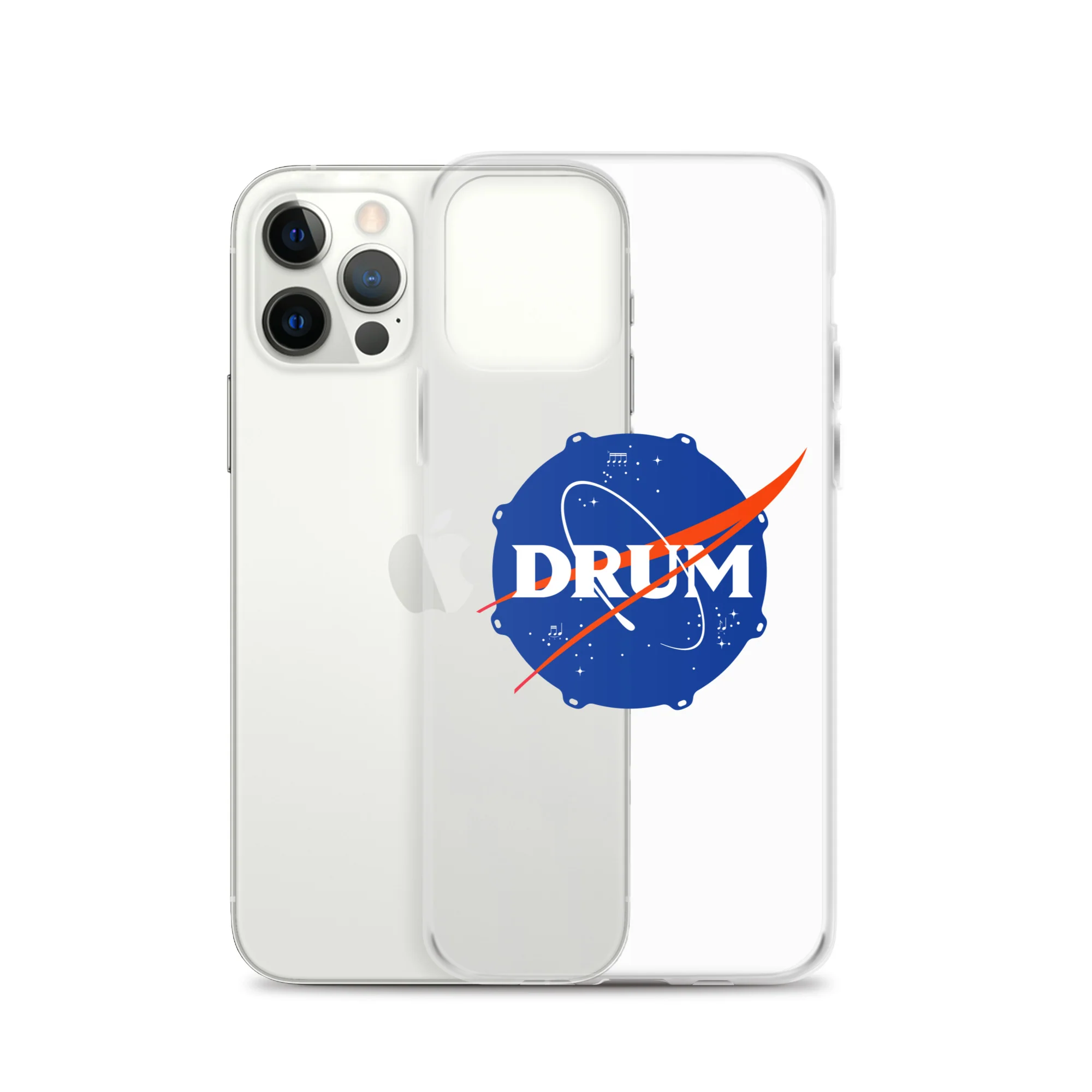 First Drum in Space iPhone® Clear Case - Image 12