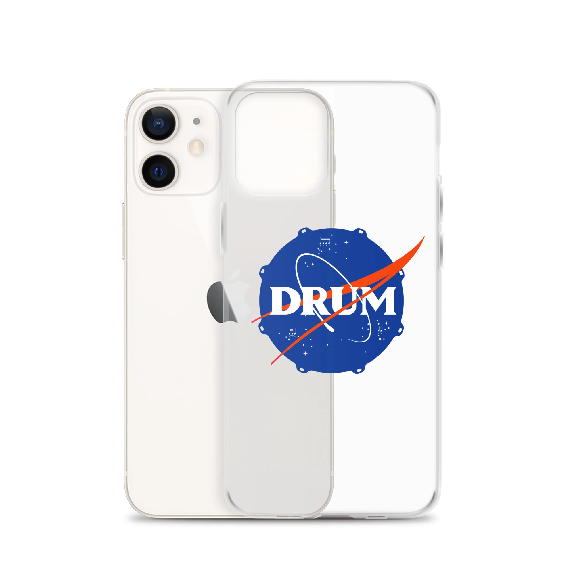 First Drum in Space iPhone® Clear Case - Image 14