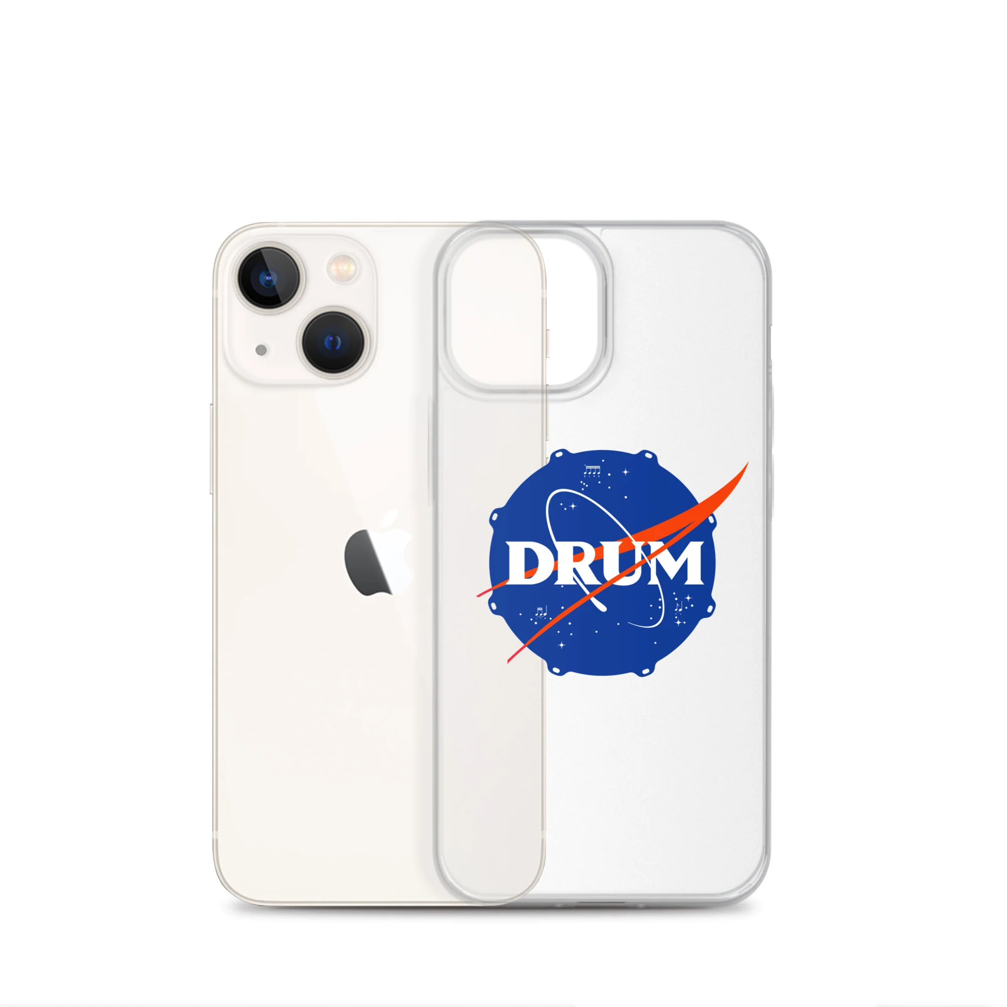 First Drum in Space iPhone® Clear Case - Image 16