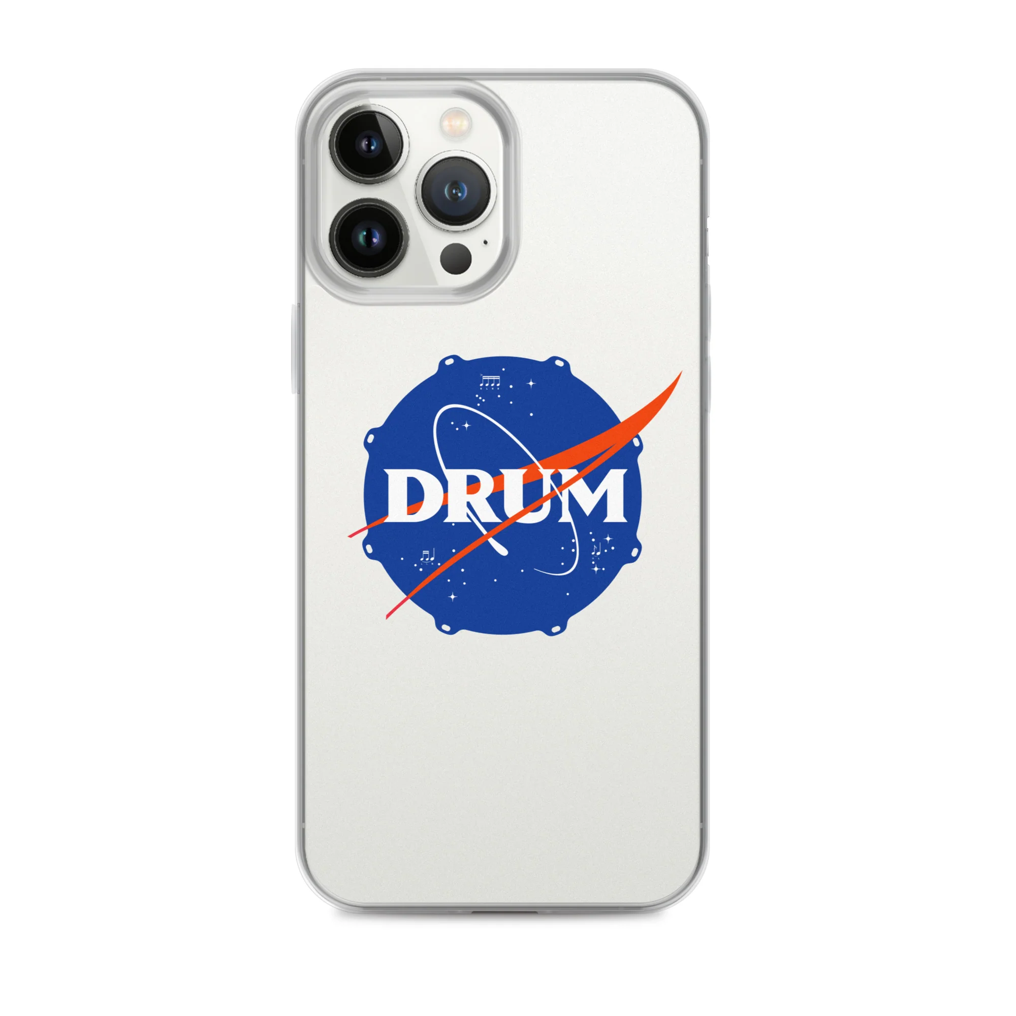 First Drum in Space iPhone® Clear Case - Image 17