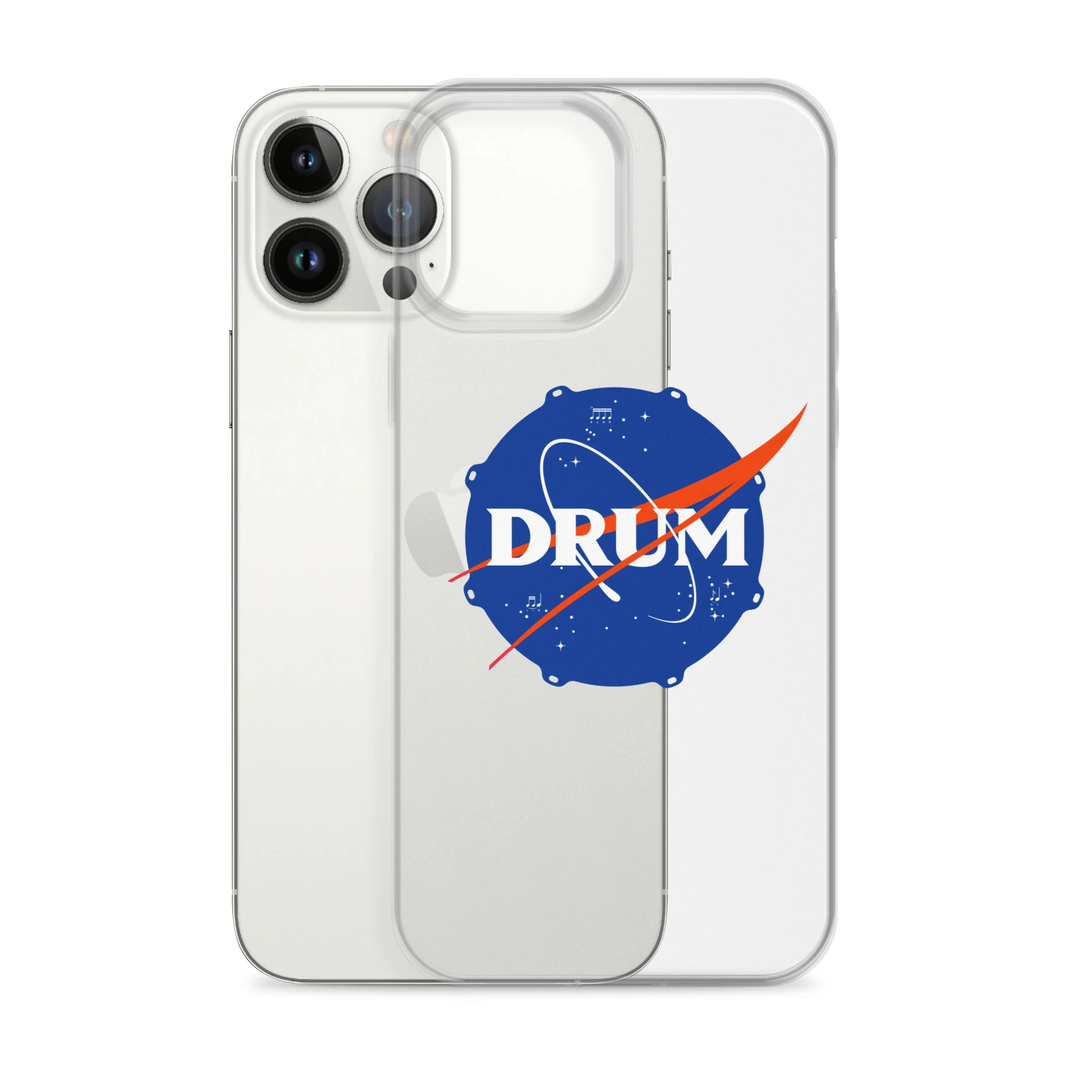 First Drum in Space iPhone® Clear Case - Image 18
