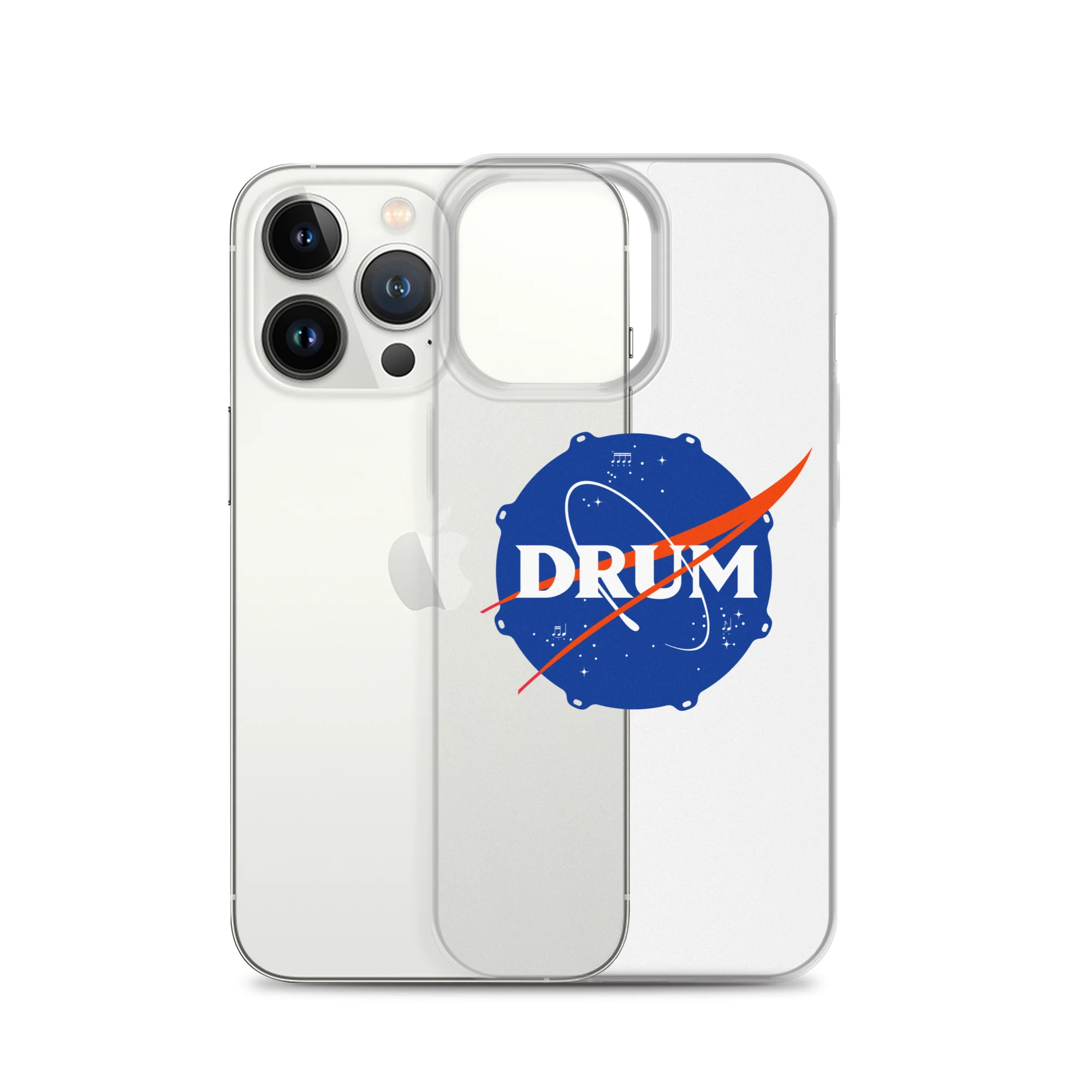 First Drum in Space iPhone® Clear Case - Image 20