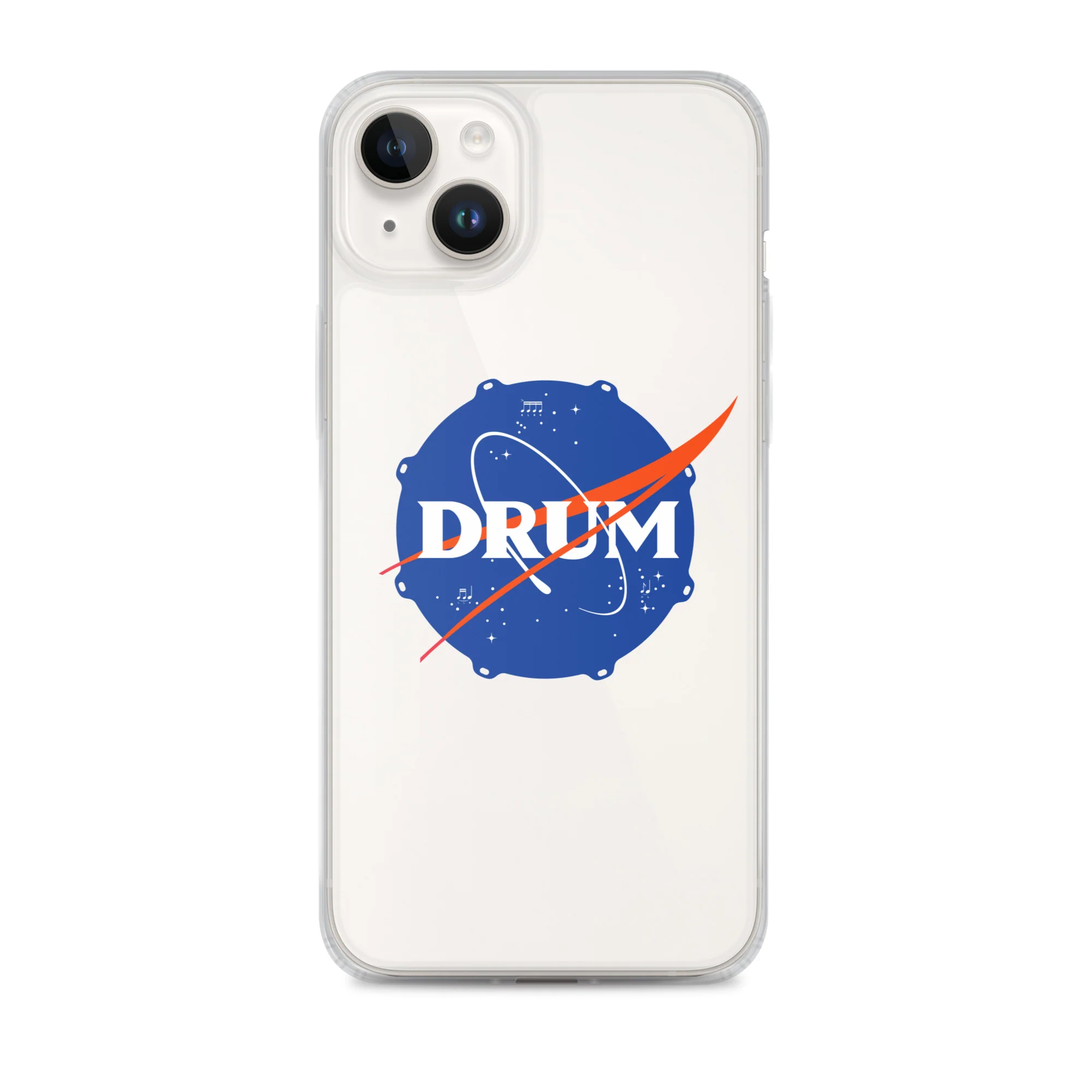 First Drum in Space iPhone® Clear Case - Image 23