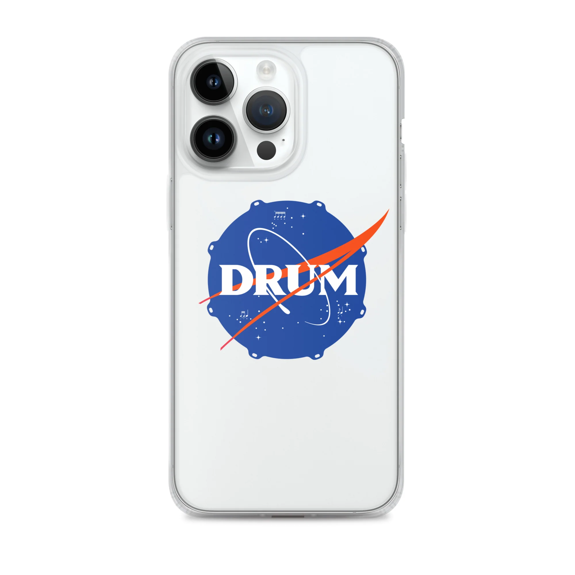First Drum in Space iPhone® Clear Case - Image 25