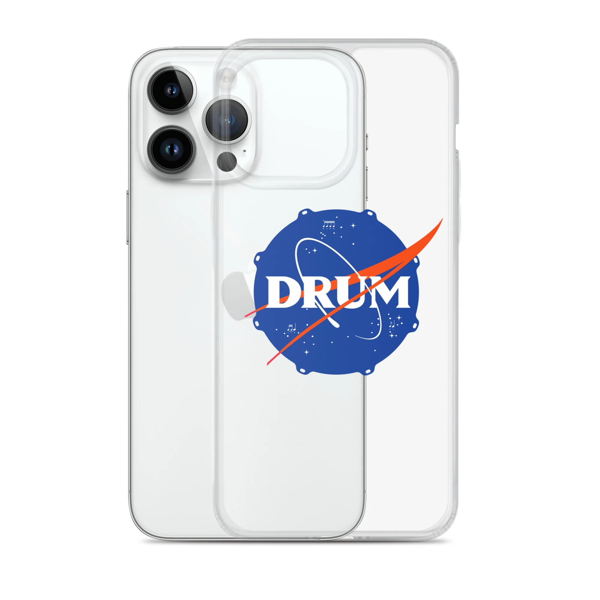 First Drum in Space iPhone® Clear Case - Image 26