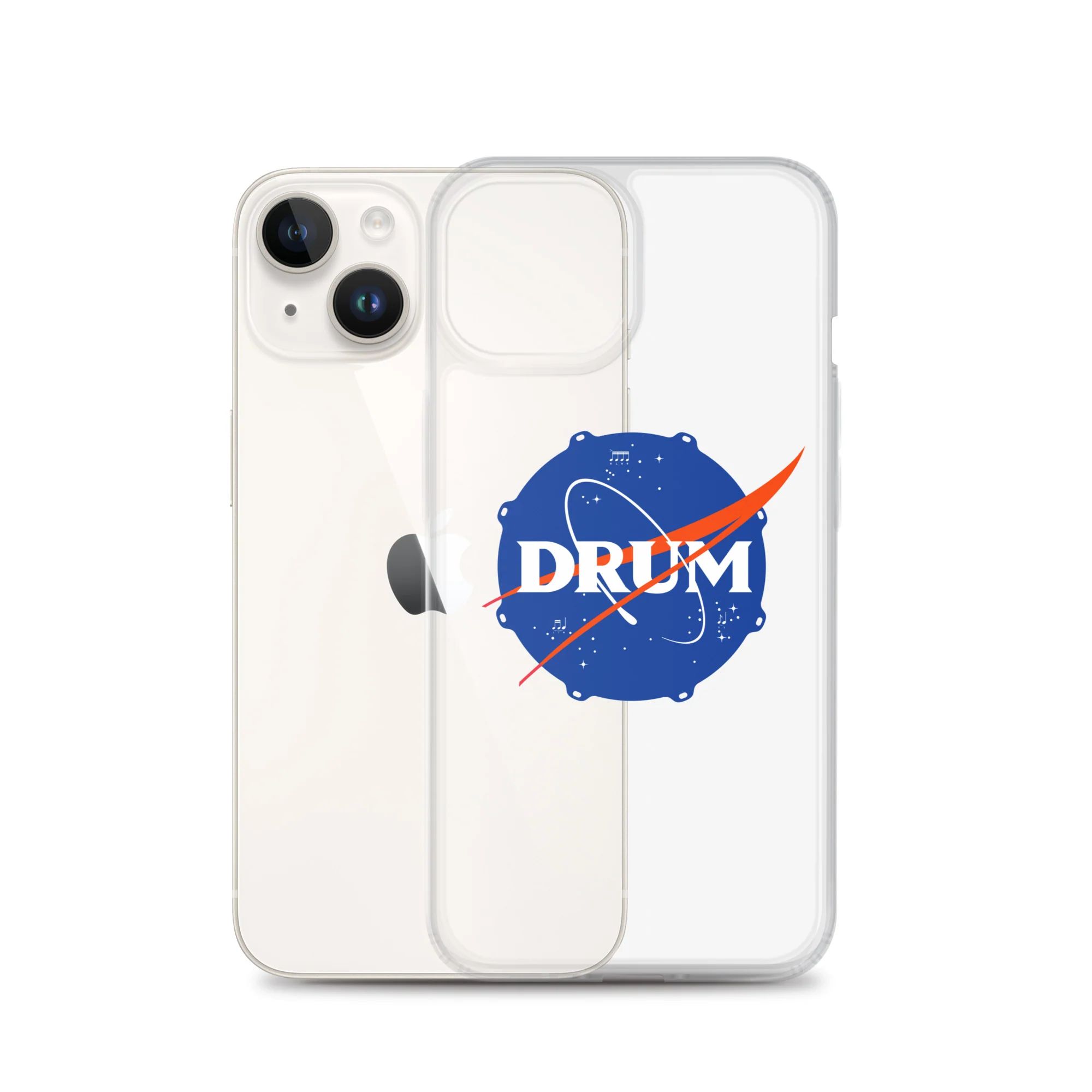 First Drum in Space iPhone® Clear Case - Image 30