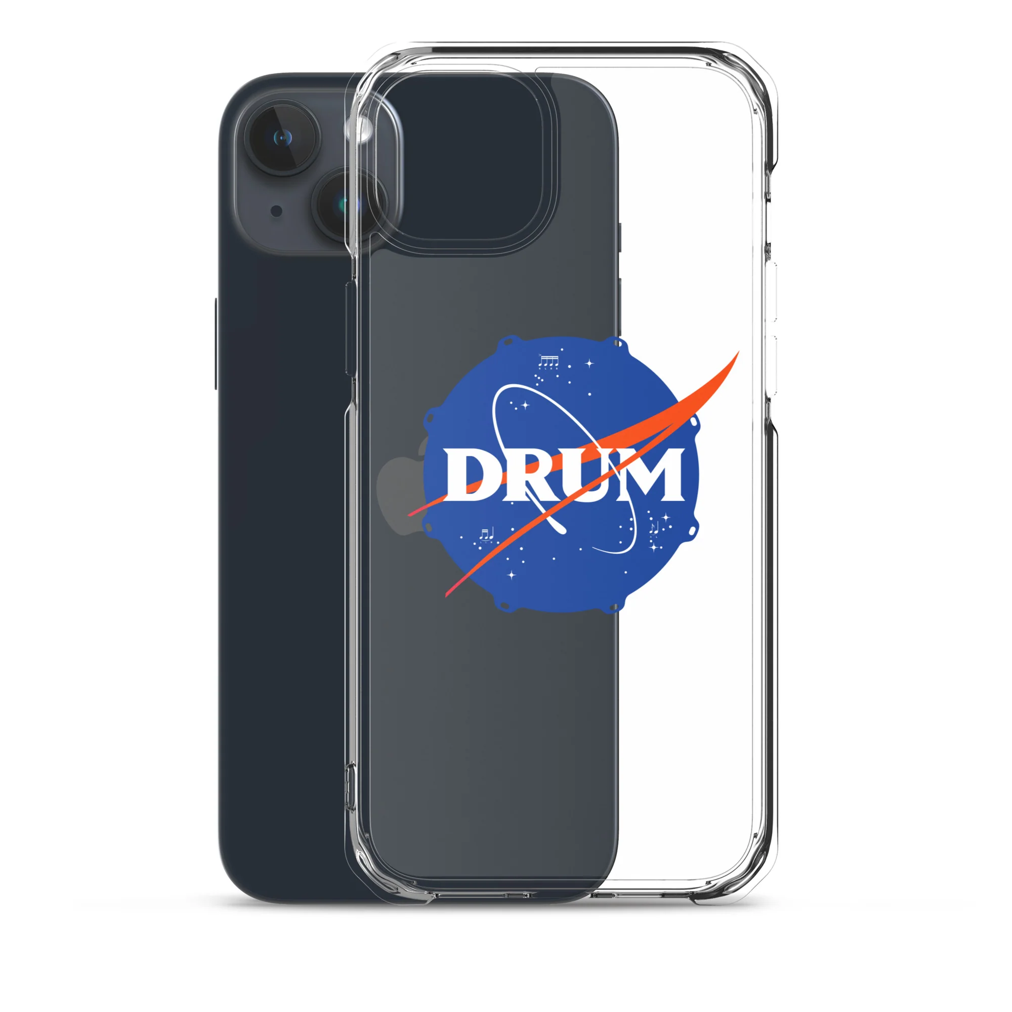 First Drum in Space iPhone® Clear Case - Image 32
