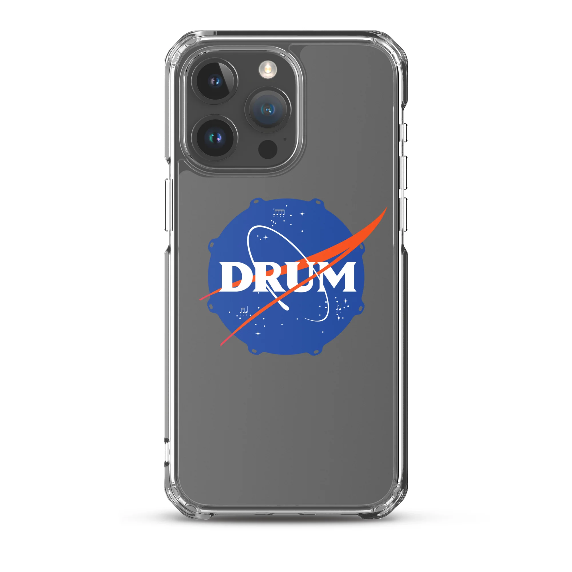 First Drum in Space iPhone® Clear Case - Image 33