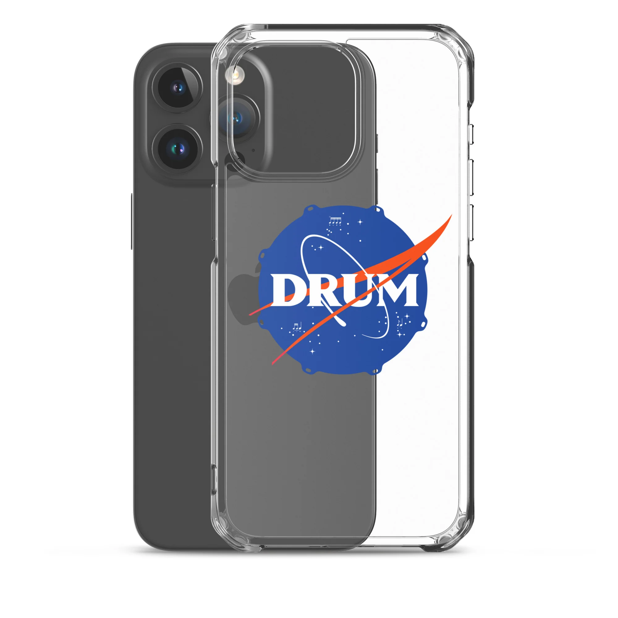 First Drum in Space iPhone® Clear Case - Image 34
