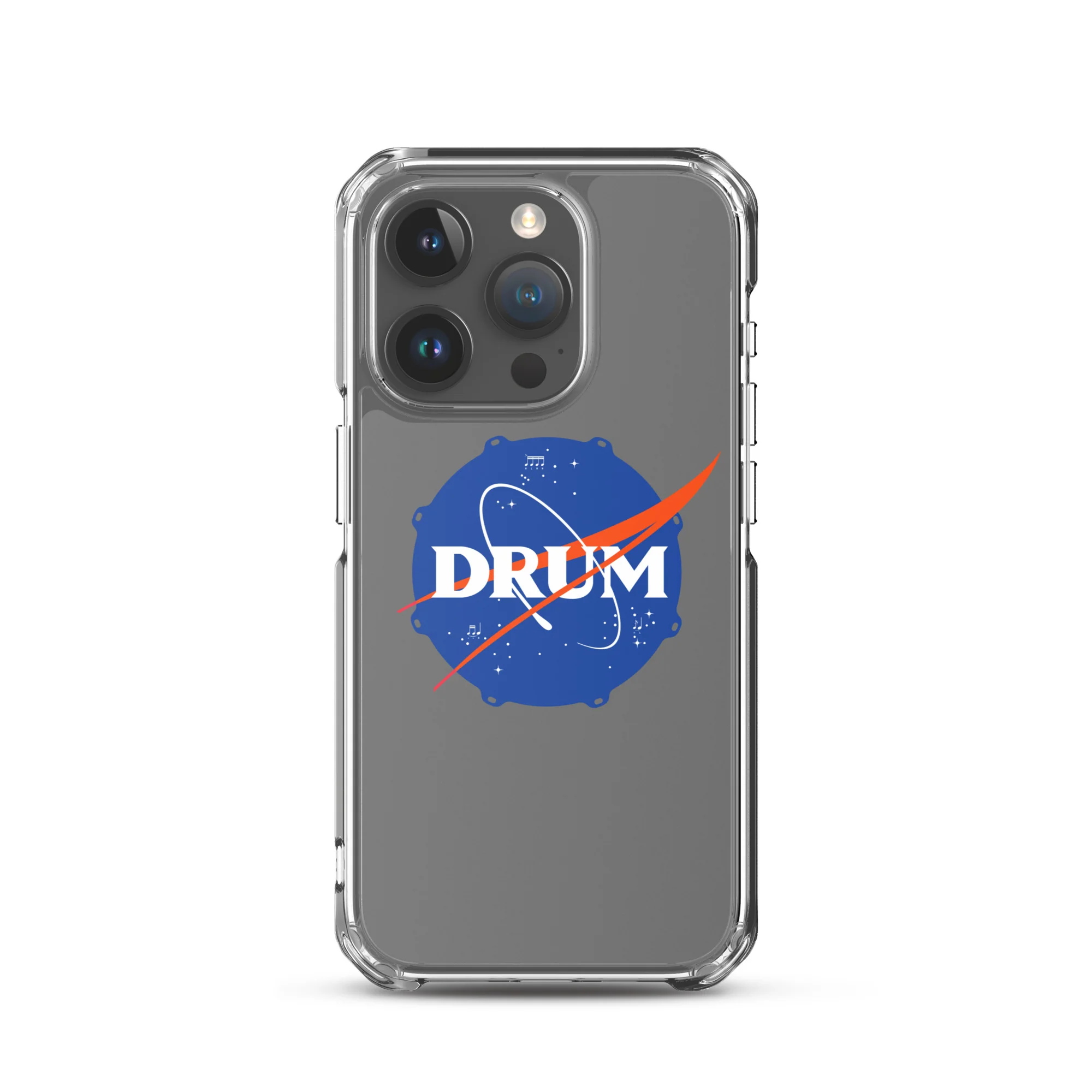 First Drum in Space iPhone® Clear Case - Image 35