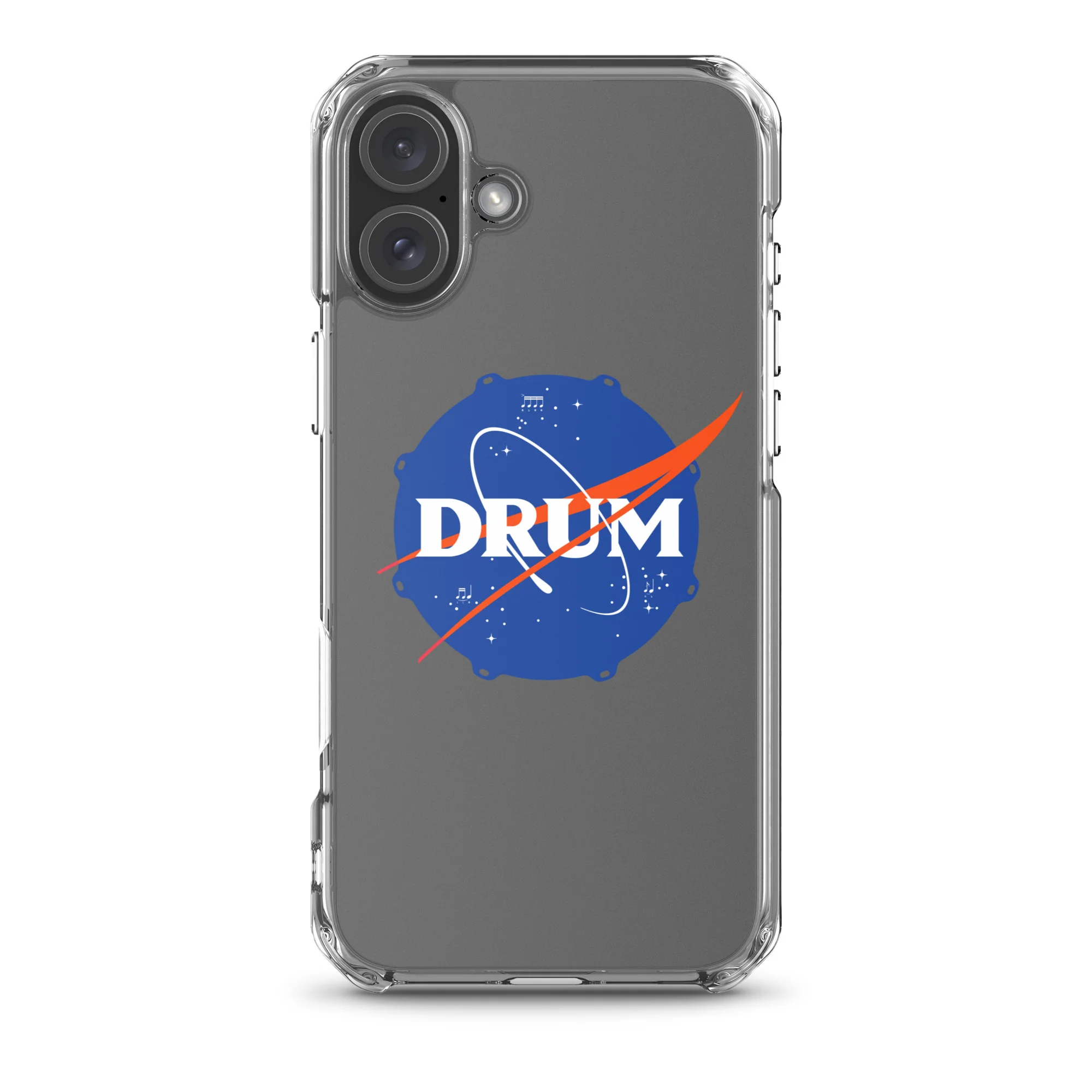 First Drum in Space iPhone® Clear Case - Image 39