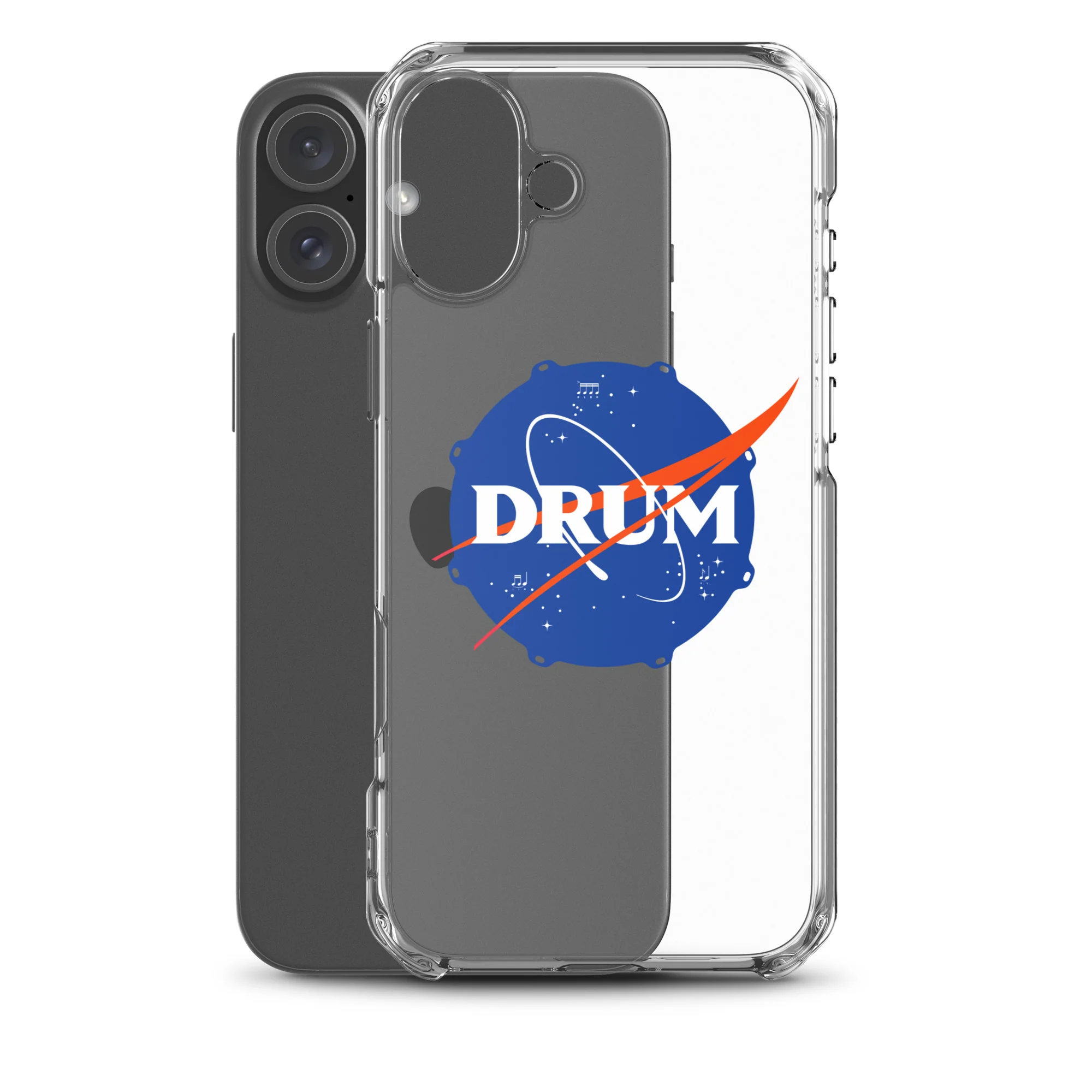 First Drum in Space iPhone® Clear Case - Image 40