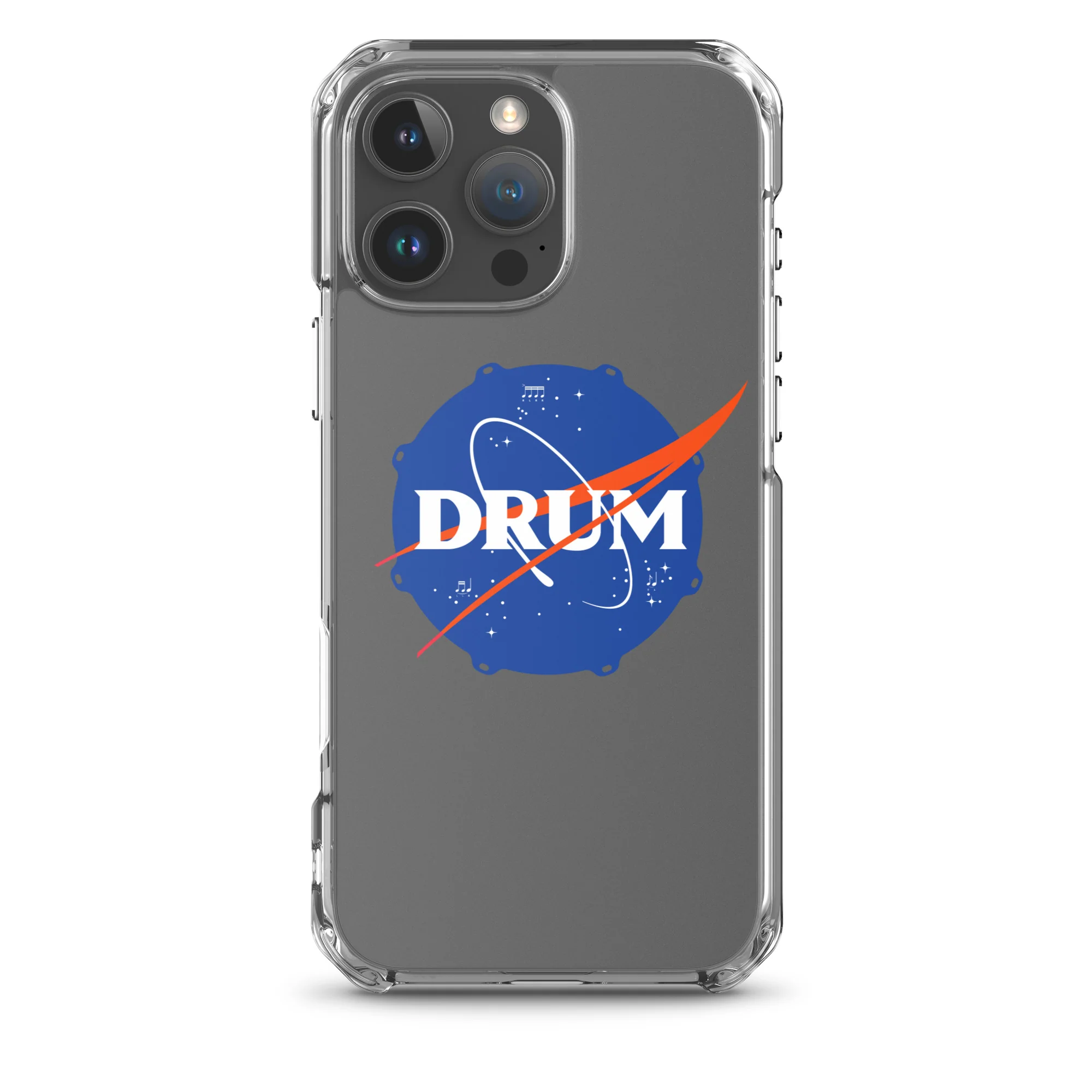 First Drum in Space iPhone® Clear Case - Image 41