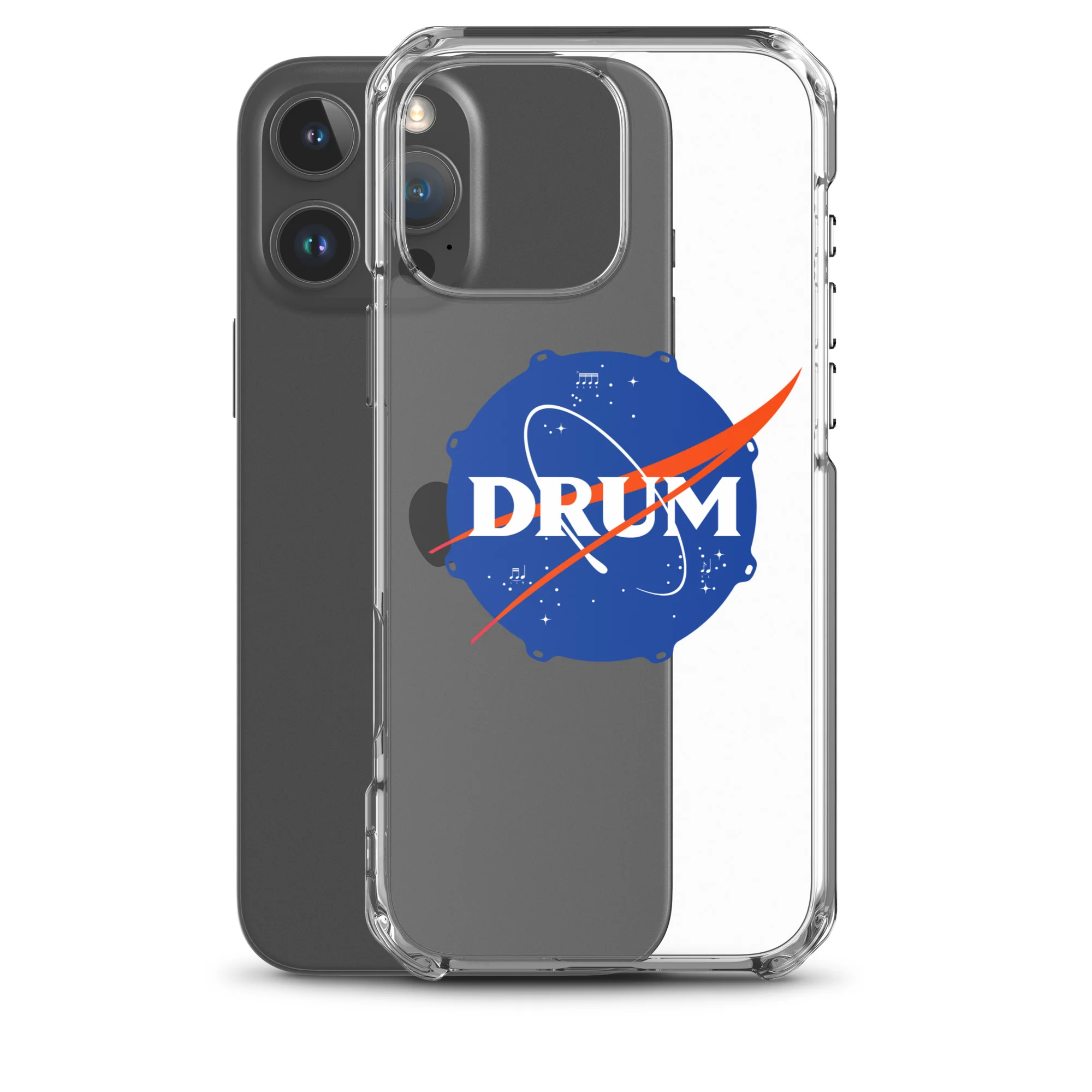 First Drum in Space iPhone® Clear Case - Image 42