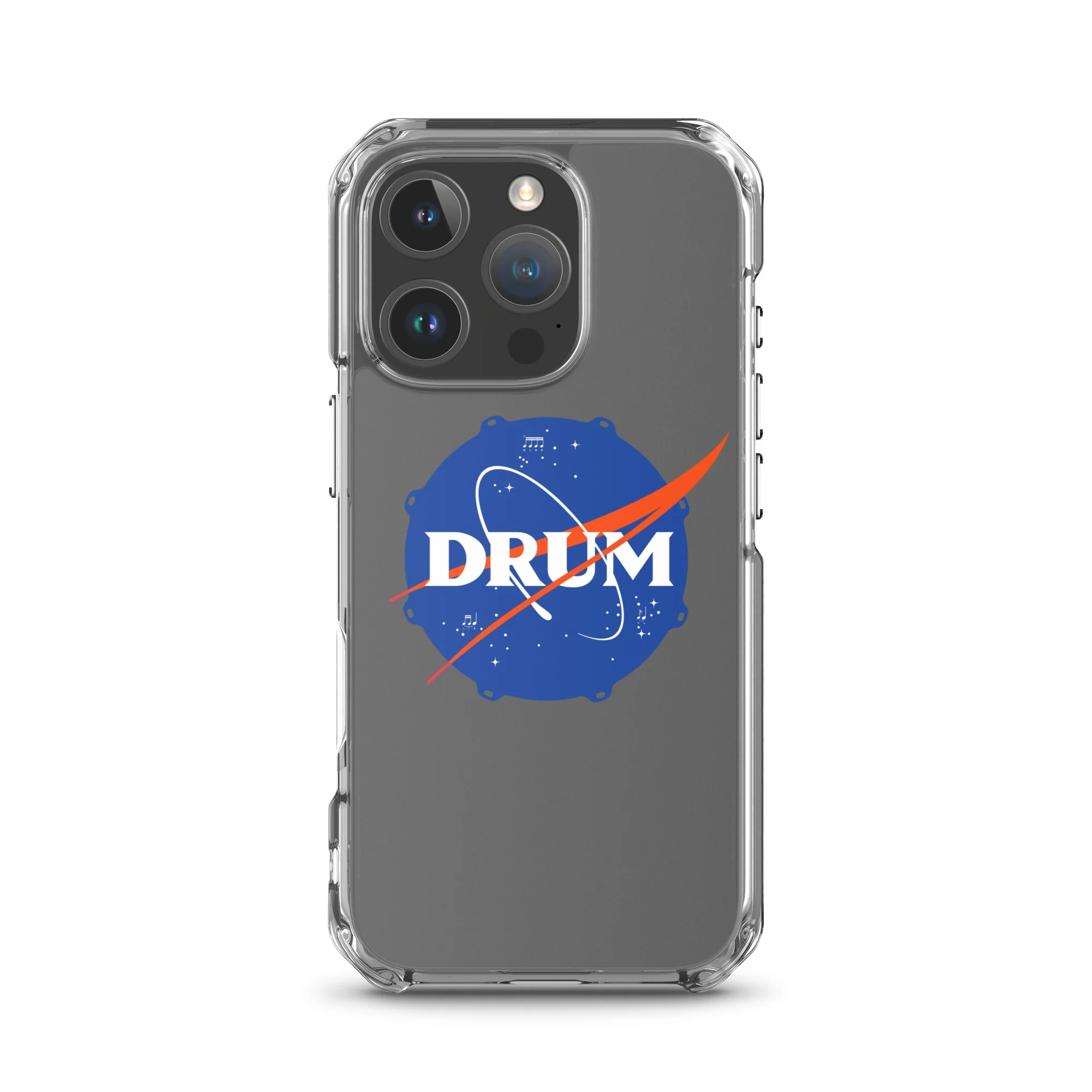 First Drum in Space iPhone® Clear Case - Image 43