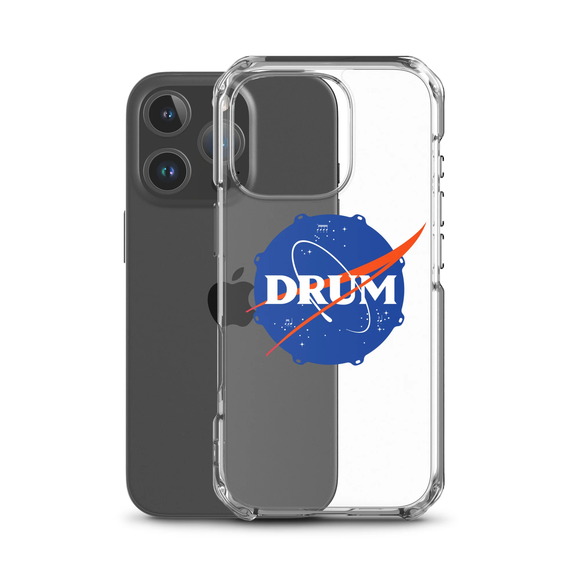First Drum in Space iPhone® Clear Case - Image 44