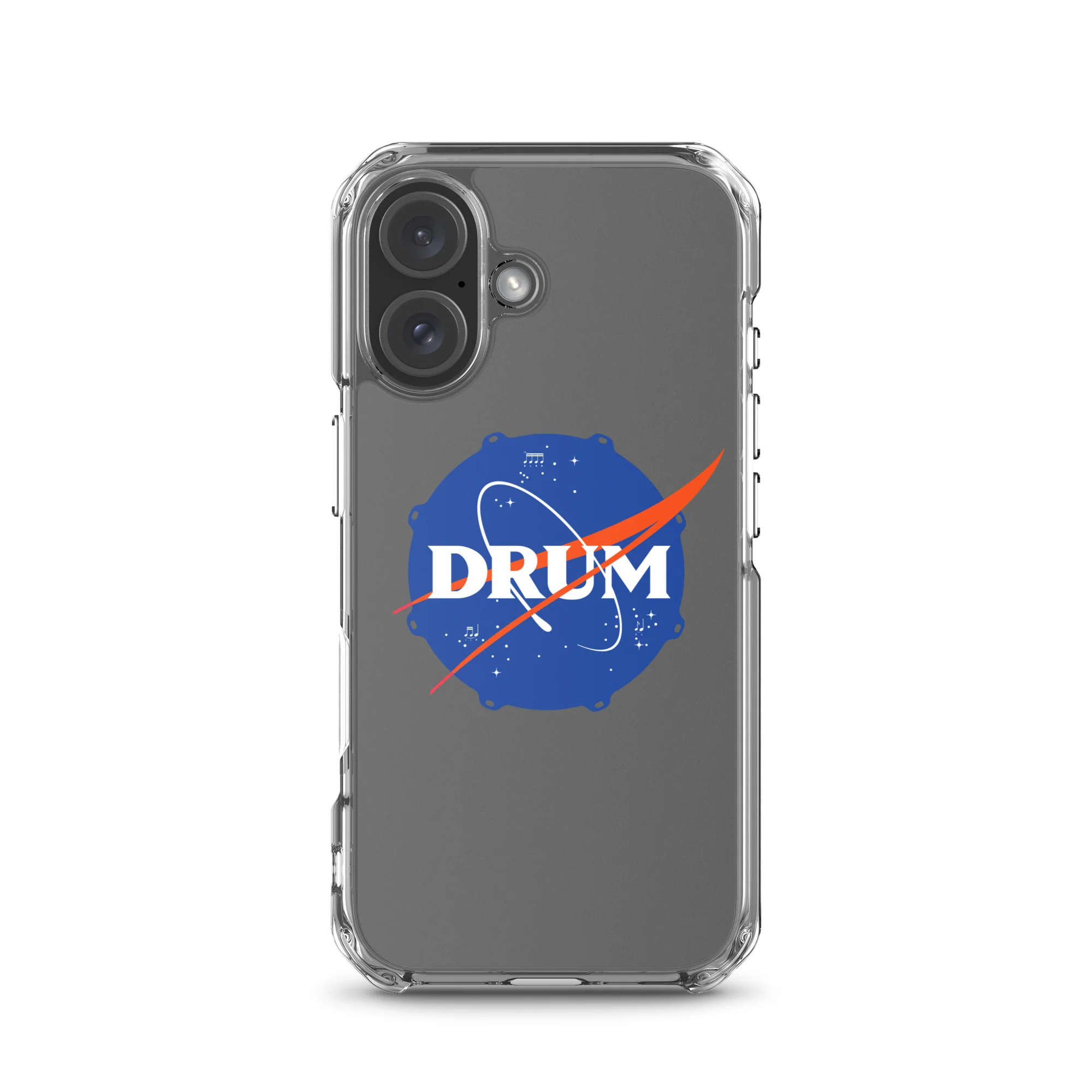 First Drum in Space iPhone® Clear Case - Image 45