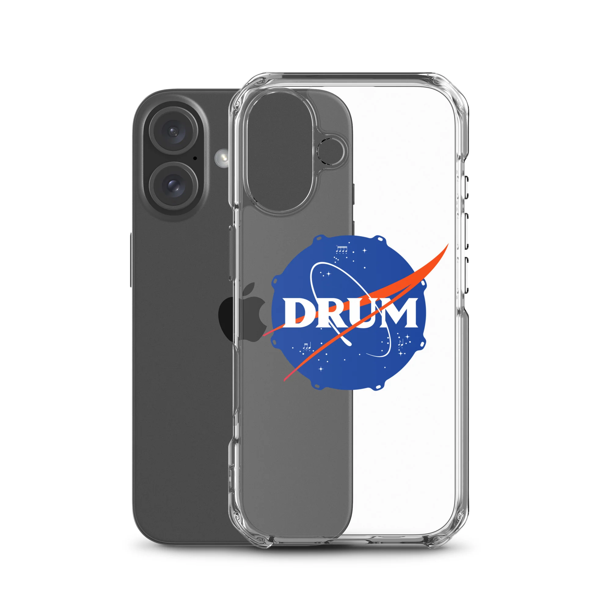First Drum in Space iPhone® Clear Case - Image 46