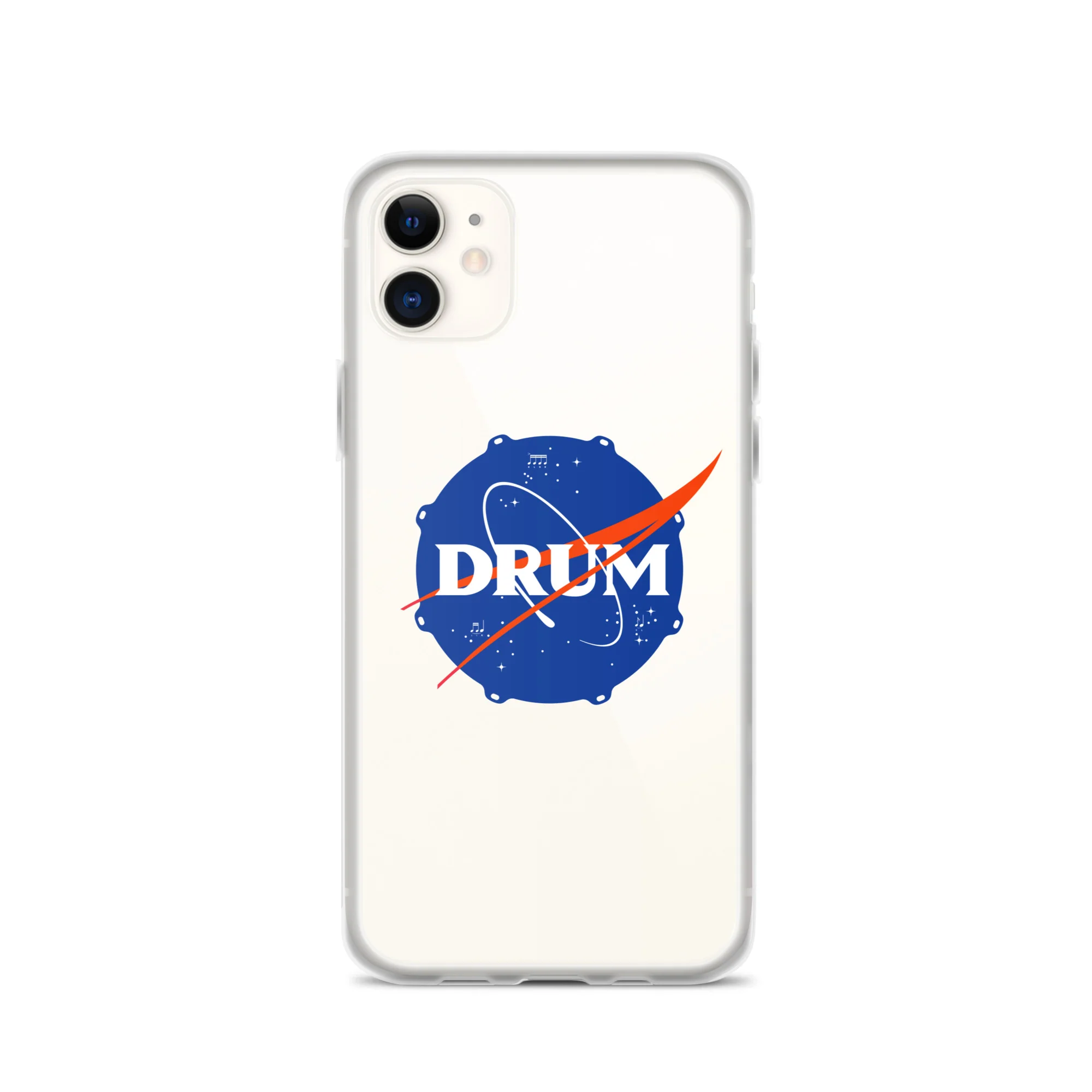 First Drum in Space iPhone® Clear Case - Image 5