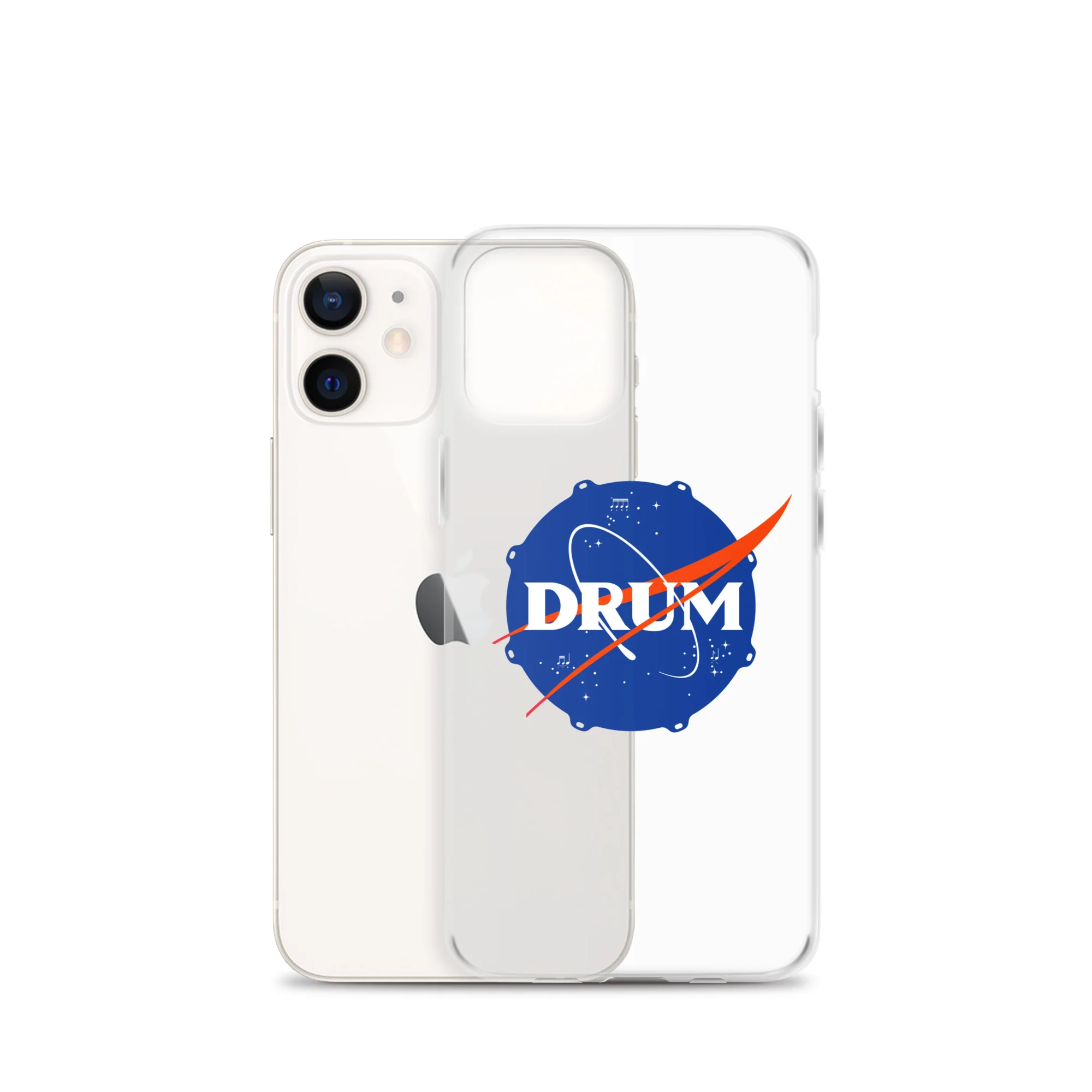 First Drum in Space iPhone® Clear Case - Image 8