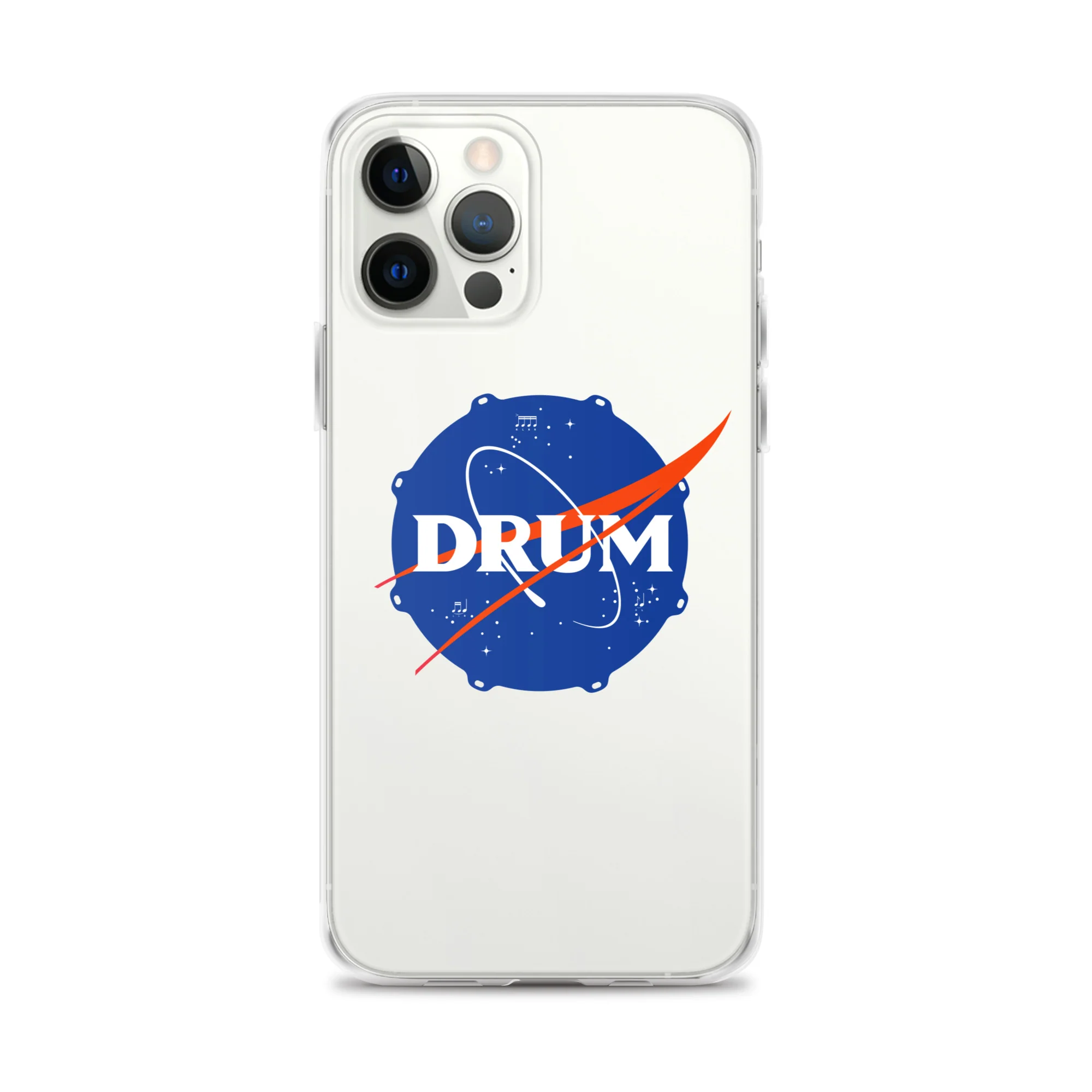 First Drum in Space iPhone® Clear Case - Image 9